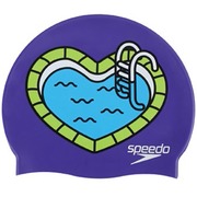 Speedo Gorro de natacion Infantil Slogan Cap JR Pool 3